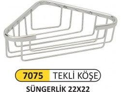 SÜNGERLİK TEKLİ AÇIK 22X22 PİRİNÇ 7075