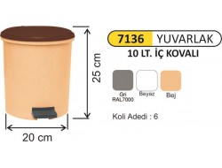  PEDALLI ÇÖP KOVASI 1 NO 10 LT 7136