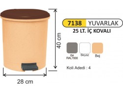 PEDALLI ÇÖP KOVASI 3 NO 25 LT 7138