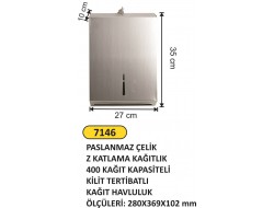  DİSPENSER Z KATLAMA HAVLU APARATI 400 LÜK 7146