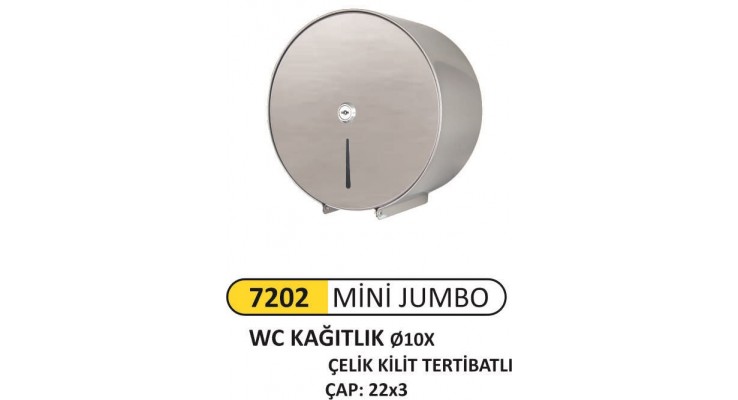 MİNİ JUMBO WC KAĞITLIK APARATI 7202