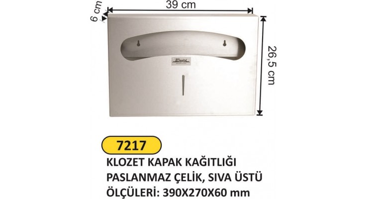 KLOZET KAPAK KAĞITLIĞI KROM 430 KALİTE 7217