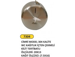 KROM İÇTEN ÇEKMELİ WC KAĞITLIK 7304