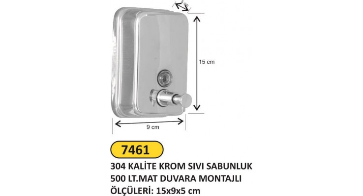 KROM SIVI SABUNLUK 500 ML MAT 7461