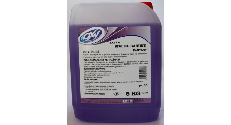 OXY EXTRA SIVI EL SABUNU MOR 5 KG