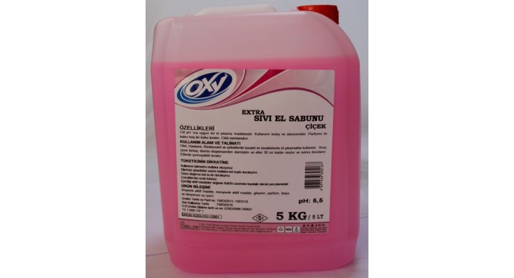 OXY EXTRA SIVI EL SABUNU PEMBE 5 KG